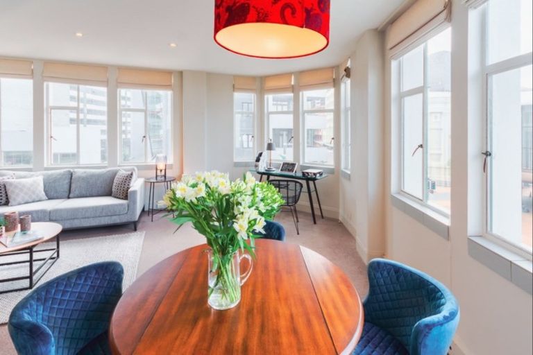 Photo of property in Civic Chambers Apartments, 2b/25 Cuba Street, Te Aro, Wellington, 6011