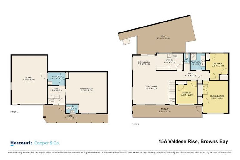 Photo of property in 1/15 Valdese Rise, Browns Bay, Auckland, 0630