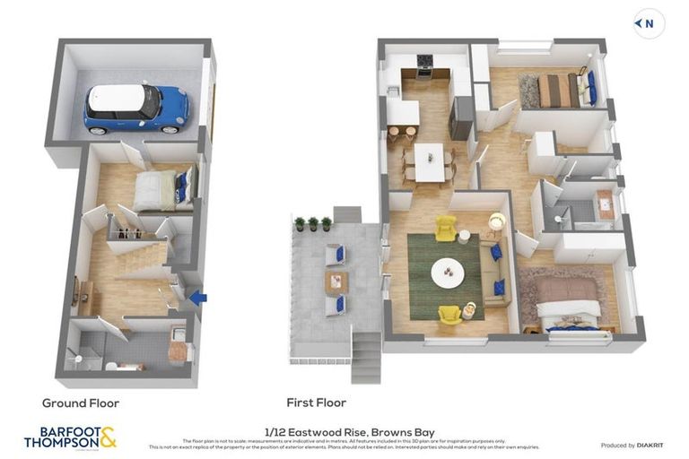 Photo of property in 1/12 Eastwood Rise, Browns Bay, Auckland, 0630