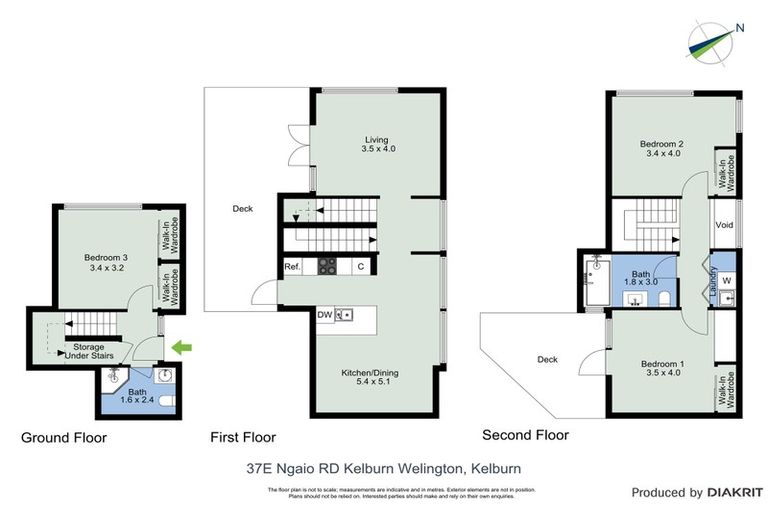 Photo of property in 37e Ngaio Road, Kelburn, Wellington, 6012