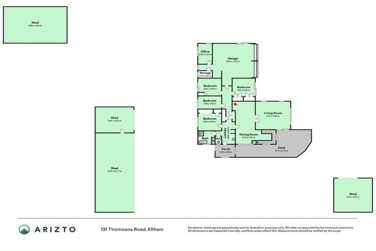 Photo of property in 131 Tiromoana Road, Maata, Eltham, 4398