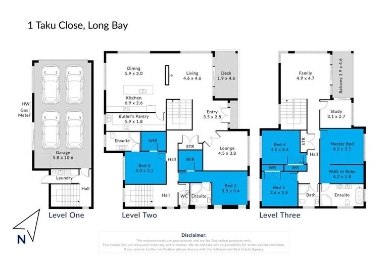Photo of property in 1 Taku Close, Long Bay, Auckland, 0630