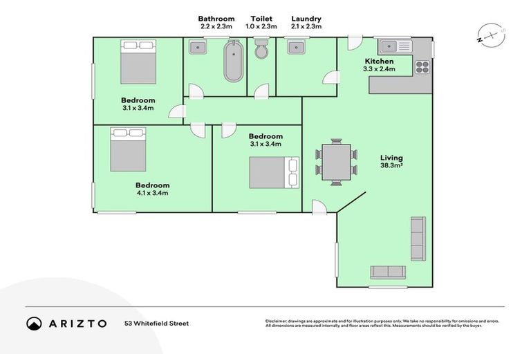 Photo of property in 53 Whitefield Street, Kaiapoi, 7630