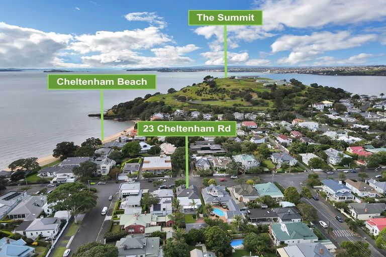 Photo of property in 23 Cheltenham Road, Devonport, Auckland, 0624