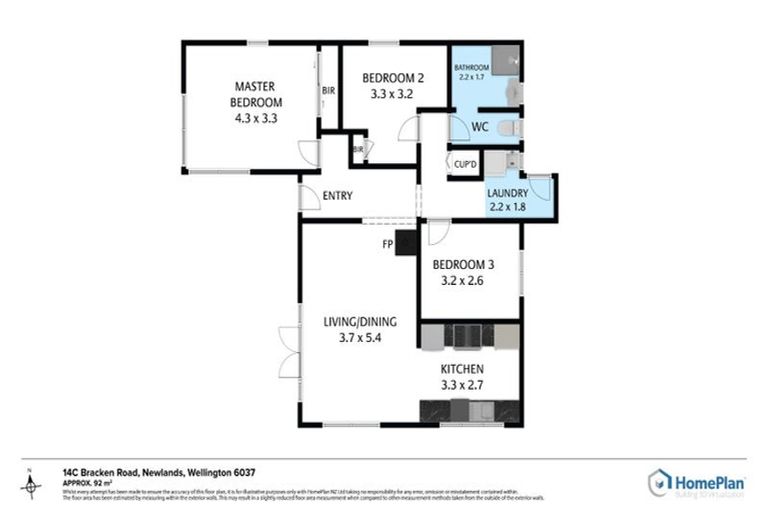 Photo of property in 14c Bracken Road, Newlands, Wellington, 6037