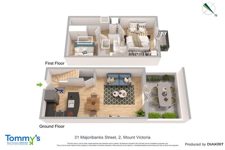 Photo of property in 2/37 Majoribanks Street, Mount Victoria, Wellington, 6011