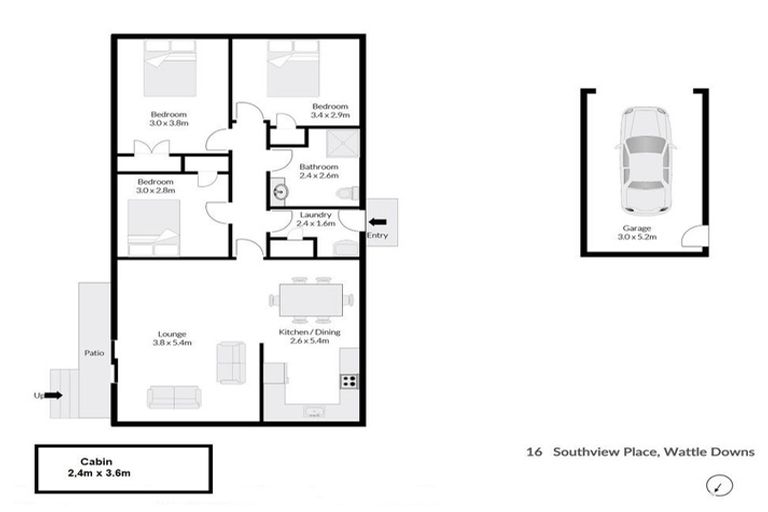 Photo of property in 16 Southview Place, Wattle Downs, Auckland, 2102