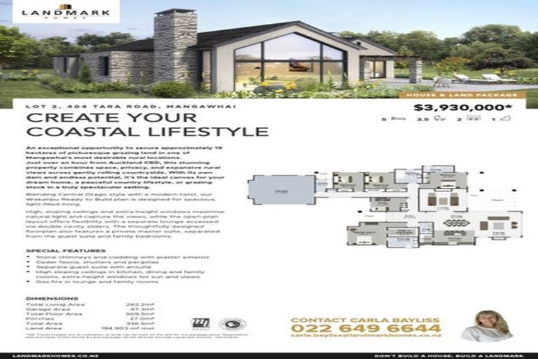 Photo of property in 404 Tara Road, Mangawhai, Kaiwaka, 0573