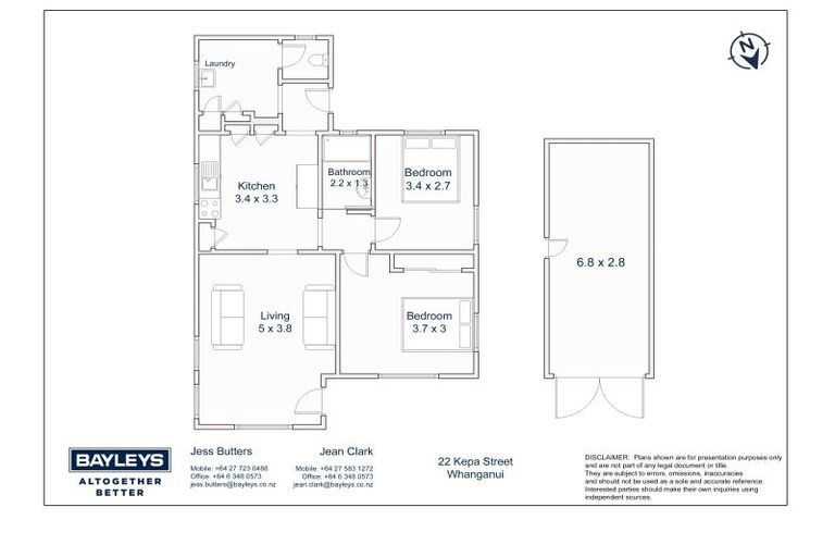 Photo of property in 22 Kepa Street, Whanganui East, Whanganui, 4500