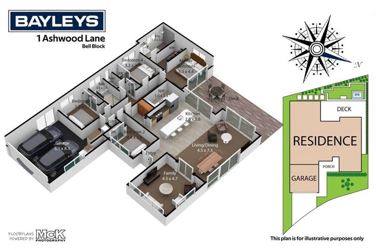 Photo of property in 1 Ashwood Lane, Bell Block, New Plymouth, 4312