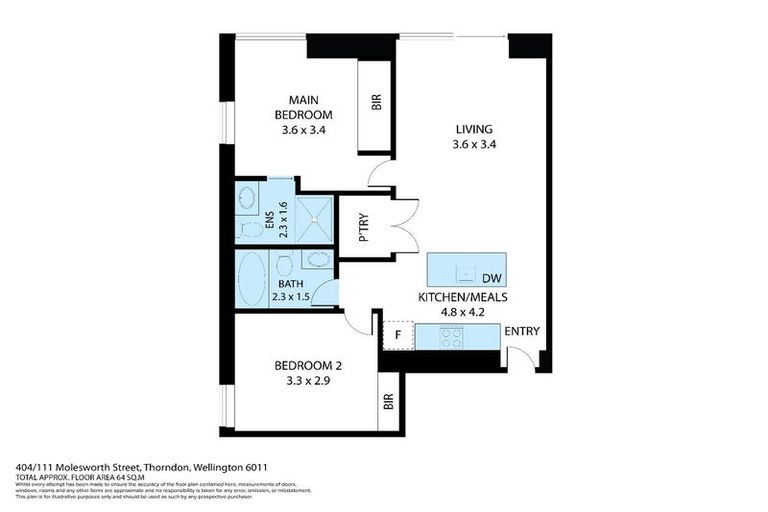 Photo of property in Frame Apartments, 404/111 Molesworth Street, Thorndon, Wellington, 6011