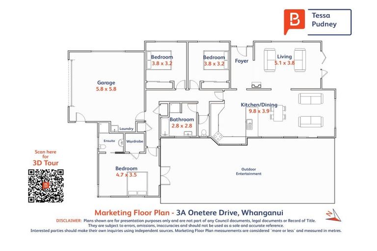 Photo of property in 3a Onetere Drive, Whanganui Airport, Whanganui, 4501
