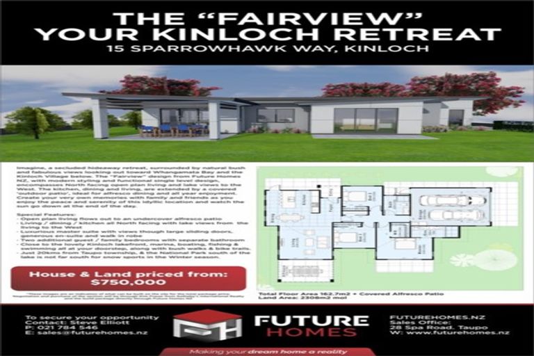 Photo of property in 15 Sparrowhawk Way, Kinloch, Taupo, 3377