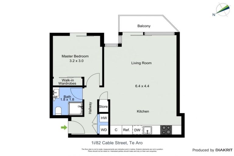 Photo of property in Piermont Apartments, 1i/82 Cable Street, Te Aro, Wellington, 6011