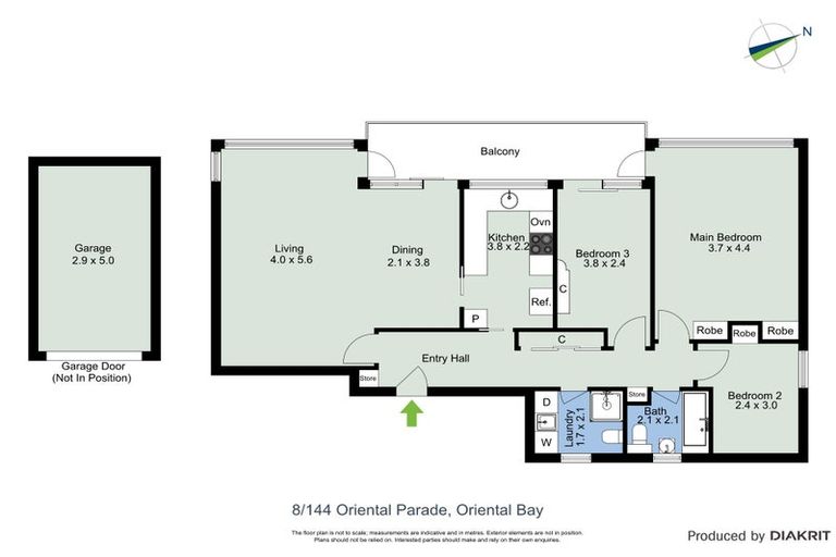Photo of property in Dorchester Apartments, 144 Oriental Parade, Oriental Bay, Wellington, 6011