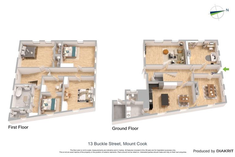 Photo of property in 13 Buckle Street, Mount Cook, Wellington, 6011