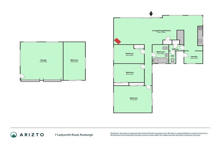 Photo of property in 7 Ladysmith Road, Roxburgh East, Roxburgh, 9571