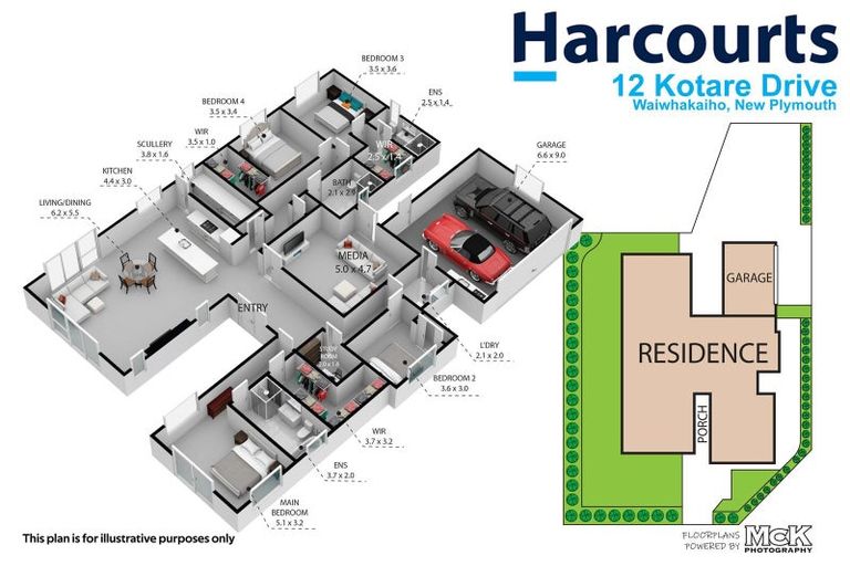 Photo of property in 12 Kotare Drive, Waiwhakaiho, New Plymouth, 4312