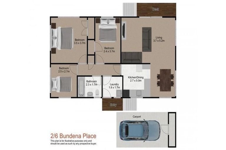 Photo of property in 2/6 Bundena Place, Clendon Park, Auckland, 2103