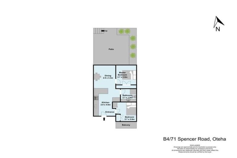 Photo of property in 4b/71 Spencer Road, Oteha, Auckland, 0632