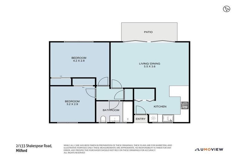 Photo of property in 2/133 Shakespeare Road, Milford, Auckland, 0620