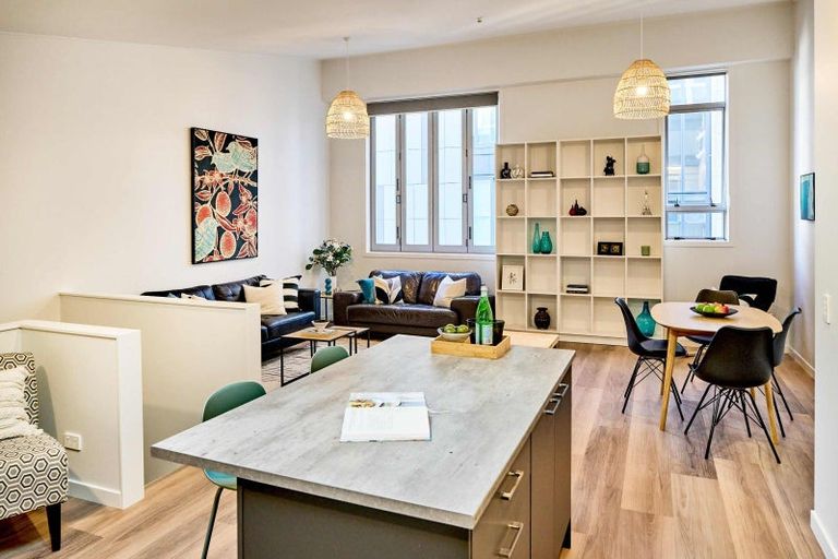 Photo of property in Dixonlane Apartments, 13/7 Feltex Lane, Te Aro, Wellington, 6011