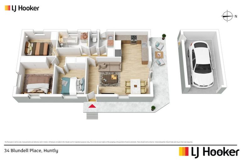 Photo of property in 34 Blundell Place, Huntly, 3700