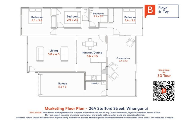 Photo of property in 26a Stafford Street, Springvale, Whanganui, 4501