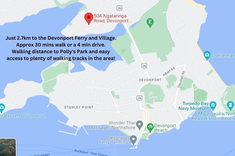 Photo of property in 50a Ngataringa Road, Devonport, Auckland, 0624