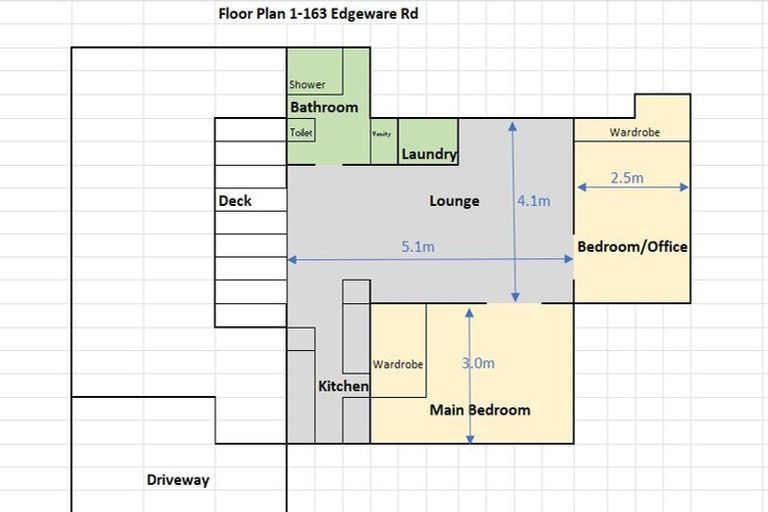 Photo of property in 1/163 Edgeware Road, Edgeware, Christchurch, 8013