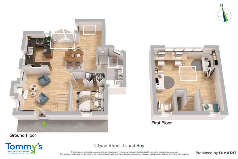 Photo of property in 4 Tyne Street, Island Bay, Wellington, 6023