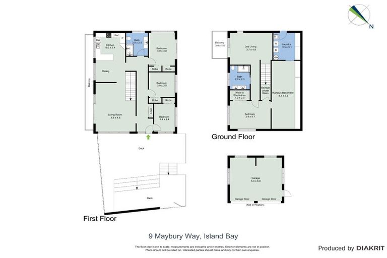 Photo of property in 9 Maybury Way, Island Bay, Wellington, 6023