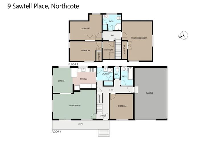 Photo of property in 9 Sawtell Place, Northcote, Christchurch, 8052