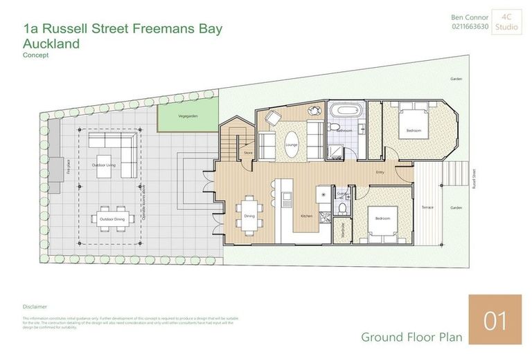 Photo of property in 1a Russell Street, Freemans Bay, Auckland, 1011