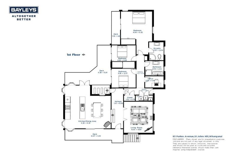 Photo of property in 83 Parkes Avenue, Saint Johns Hill, Whanganui, 4501