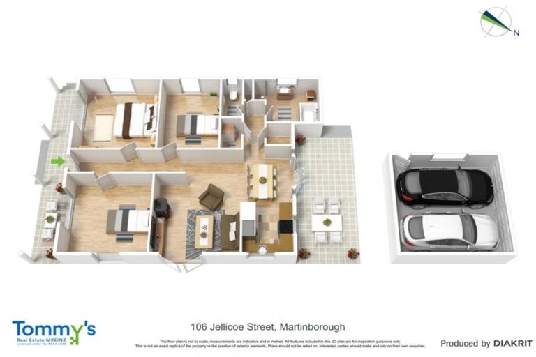 Photo of property in 106 Jellicoe Street, Martinborough, 5711