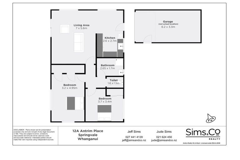 Photo of property in 12a Antrim Place, Springvale, Whanganui, 4501