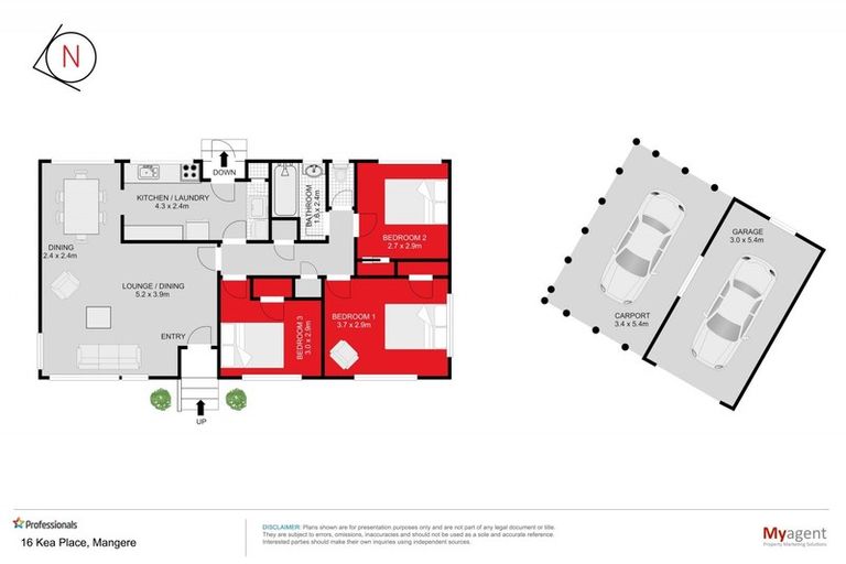 Photo of property in 16 Kea Place, Mangere Bridge, Auckland, 2022