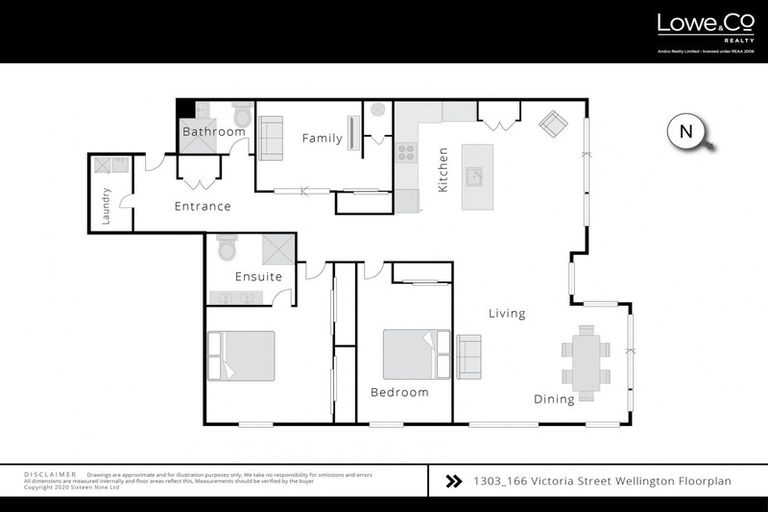 Photo of property in Vsp Nothern Tower, 1303/166 Victoria Street, Te Aro, Wellington, 6011