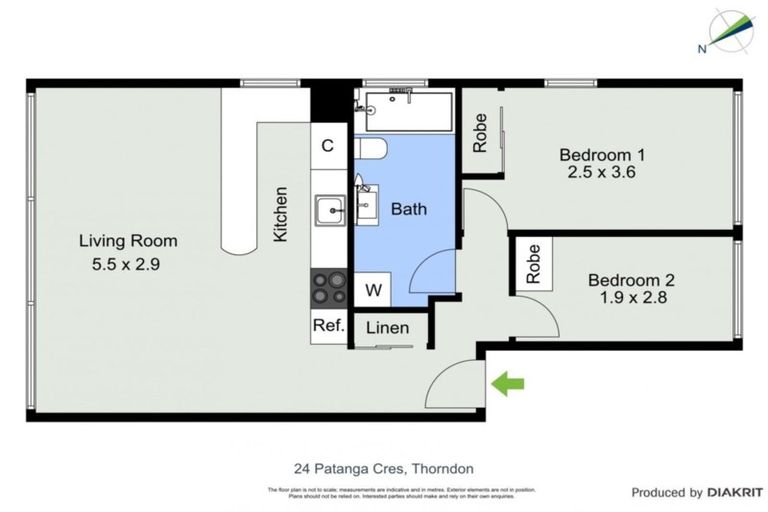 Photo of property in 6/24 Patanga Crescent, Thorndon, Wellington, 6011