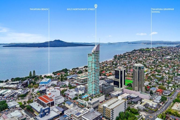 Photo of property in Sentinel Apartments, 601/3 Northcroft Street, Takapuna, Auckland, 0622