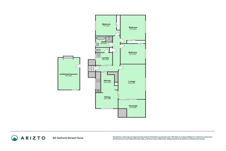 Photo of property in 86 Salford Street, Gore, 9710