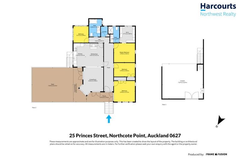 Photo of property in 25 Princes Street, Northcote Point, Auckland, 0627