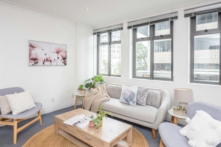 Photo of property in Kelvin House, 1e/16 The Terrace, Wellington Central, Wellington, 6011