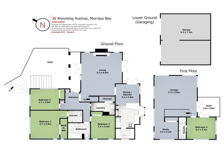 Photo of property in 38 Wyoming Avenue, Murrays Bay, Auckland, 0630