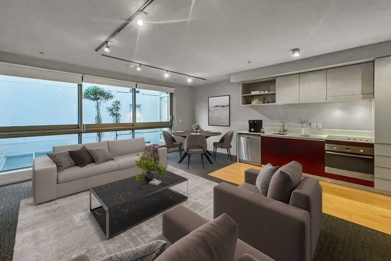 Photo of property in Revolucion Apartments, 211e/28 Torrens Terrace, Mount Cook, Wellington, 6011