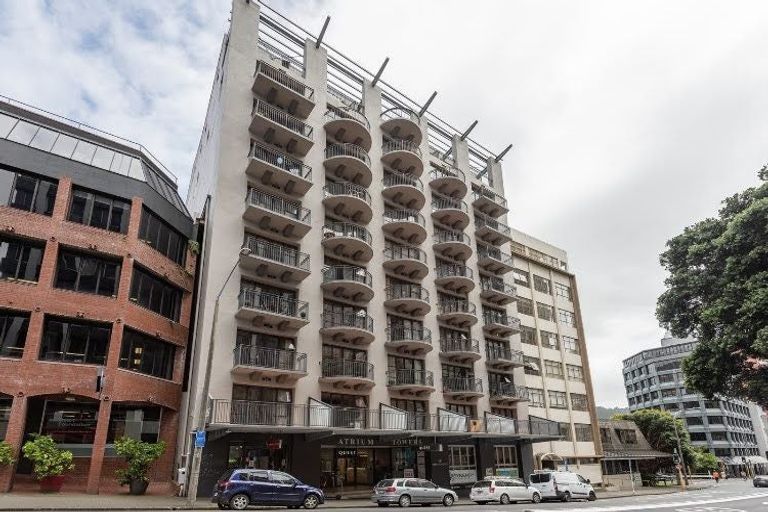 Photo of property in Atrium Towers, 6a/154 The Terrace, Wellington Central, Wellington, 6011