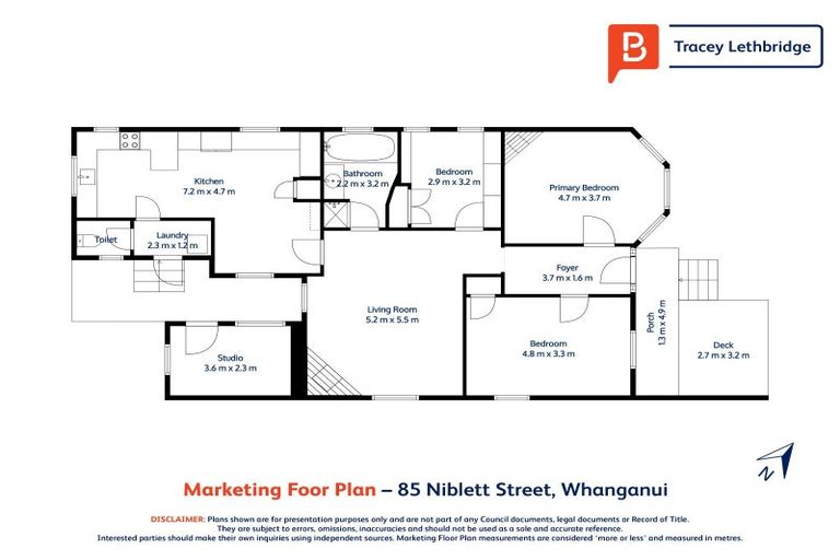 Photo of property in 85 Niblett Street, Whanganui, 4500