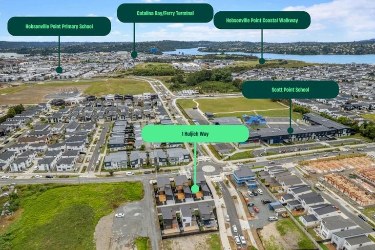 Photo of property in 1 Huljich Way, Hobsonville, Auckland, 0616