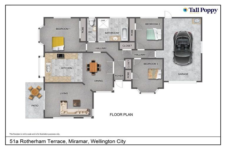 Photo of property in 51 Rotherham Terrace, Miramar, Wellington, 6022